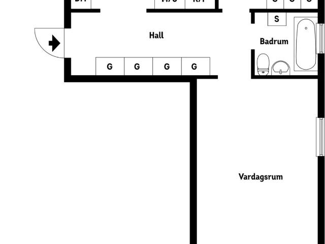 Bostadsrätt till salu i Nynäshamn Valthornsvägen 4E | Länsförsäkringar Fastighetsförmedling