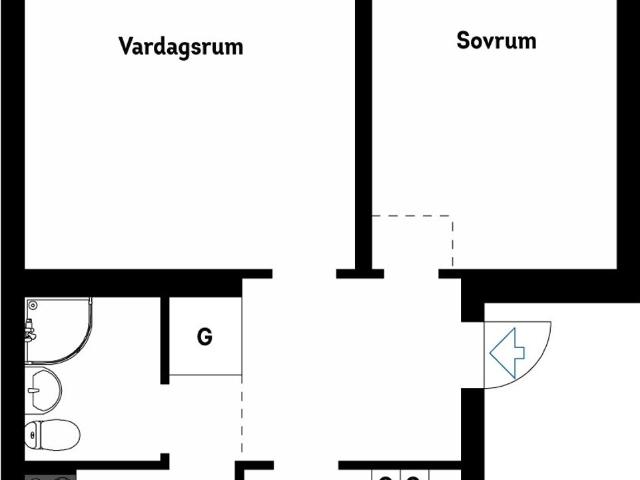 Bostadsrätt till salu i Nyköping Tullportsgatan 20A | Länsförsäkringar Fastighetsförmedling