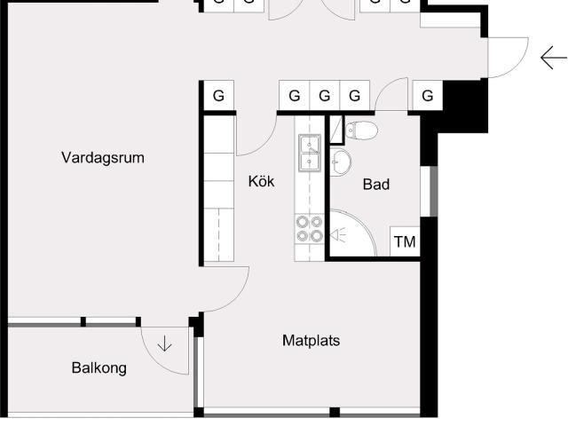 Bostadsrätt till salu i Östersund Krondikesvägen 78A | Länsförsäkringar Fastighetsförmedling