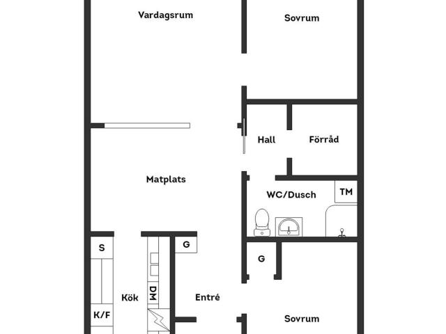 Bostadsrätt till salu i Östersund Odenskogsvägen 80 | Länsförsäkringar Fastighetsförmedling
