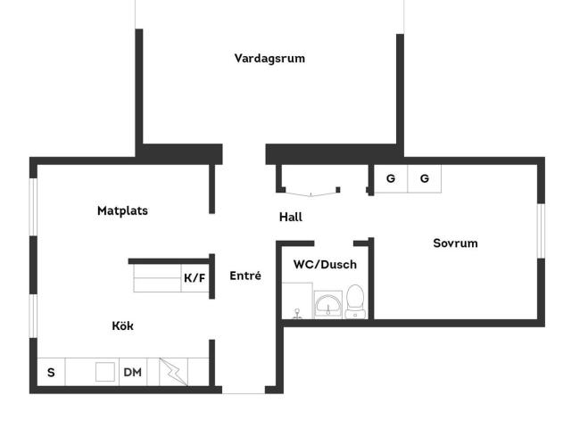 Bostadsrätt till salu i Östersund Skolgatan 37 A | Länsförsäkringar Fastighetsförmedling