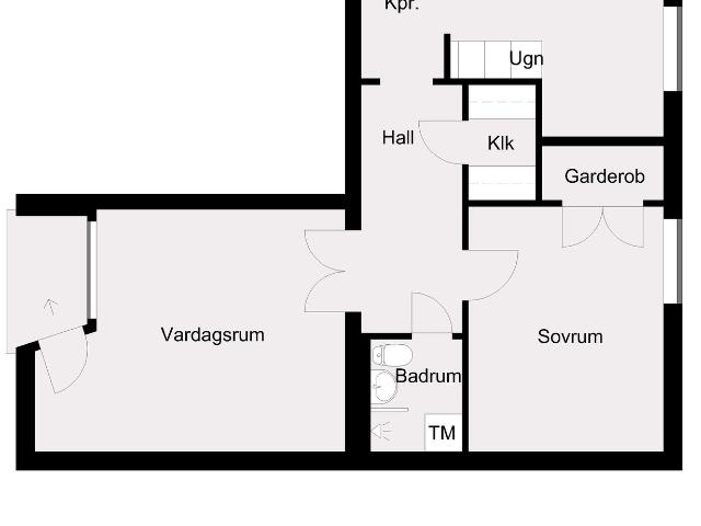 Bostadsrätt till salu i Östersund Skolgatan 44A | Länsförsäkringar Fastighetsförmedling