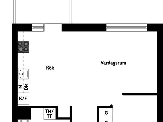 Bostadsrätt till salu i Örnsköldsvik Lasarettsgatan 13 | Länsförsäkringar Fastighetsförmedling