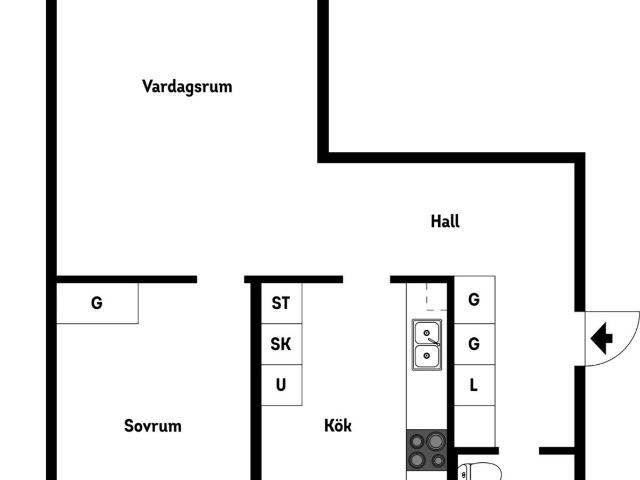 Bostadsrätt till salu i Örnsköldsvik Vintergatan 9 B | Länsförsäkringar Fastighetsförmedling