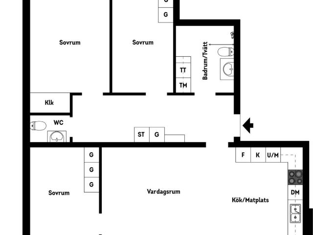 Bostadsrätt till salu i Örebro Karlsdalsallén 47A | Länsförsäkringar Fastighetsförmedling