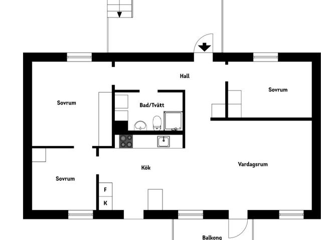 Bostadsrätt till salu i Örebro Myrbacksgatan 19 B | Länsförsäkringar Fastighetsförmedling