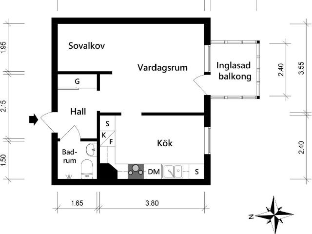 Bostadsrätt till salu i Partille Gamla Strandlinjen 4 E Lgh 1102 | Länsförsäkringar Fastighetsförmedling