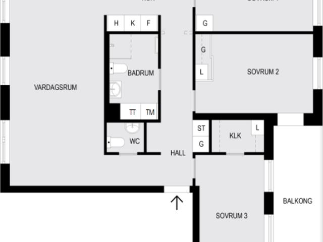 Bostadsrätt till salu i Årsta Årstavägen 9, 5 tr | Länsförsäkringar Fastighetsförmedling