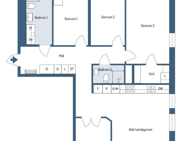 Bostadsrätt till salu i Saltsjö boo Telegrafvägen 38 | Länsförsäkringar Fastighetsförmedling