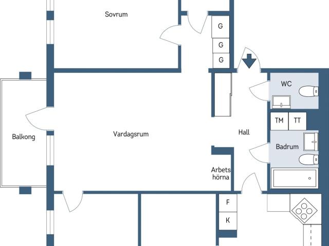 Bostadsrätt till salu i Saltsjö boo Ormingeringen 34 | Länsförsäkringar Fastighetsförmedling