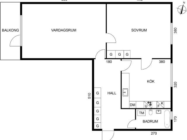 Bostadsrätt till salu i Skara Valhallagatan 68 | Länsförsäkringar Fastighetsförmedling