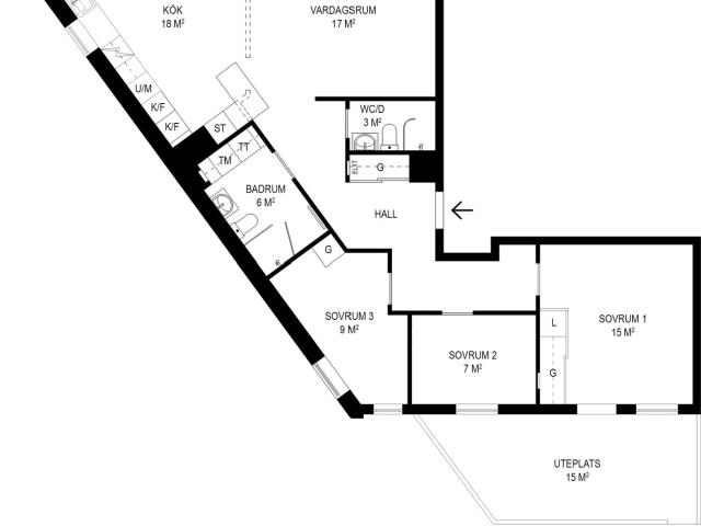 Bostadsrätt till salu i Sollentuna Krögers Promenad 27 | Länsförsäkringar Fastighetsförmedling