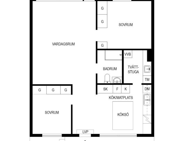 Bostadsrätt till salu i Sollentuna Länsmansvägen 135 | Länsförsäkringar Fastighetsförmedling