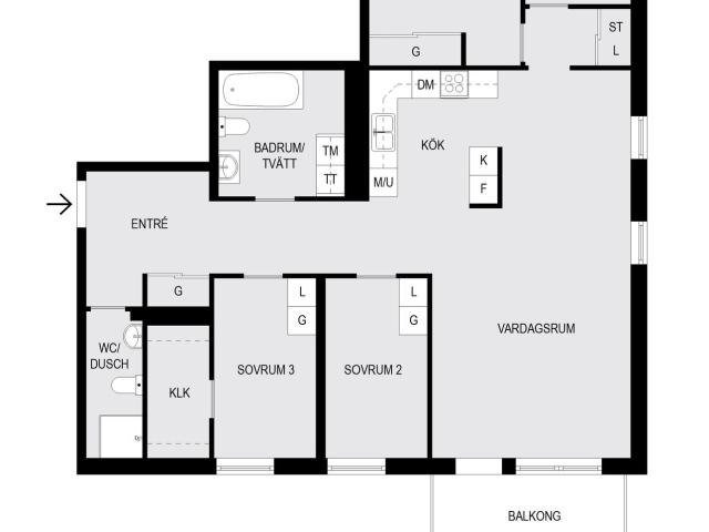 Bostadsrätt till salu i Solna Våtmarksvägen 33 | Länsförsäkringar Fastighetsförmedling