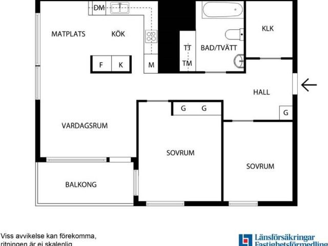 Bostadsrätt till salu i Solna Järva skjutbaneväg 50 | Länsförsäkringar Fastighetsförmedling