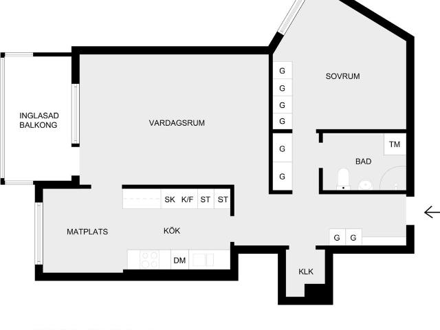 Bostadsrätt till salu i Solna Johan Enbergs Väg 7 | Länsförsäkringar Fastighetsförmedling