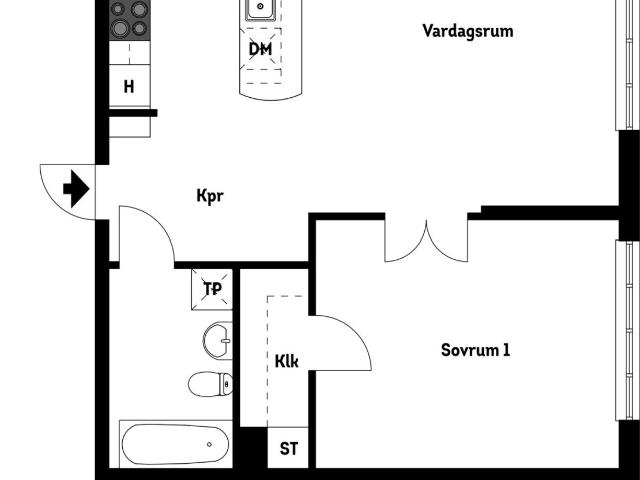 Bostadsrätt till salu i Stockholm P O Hallmans gata 17 | Länsförsäkringar Fastighetsförmedling