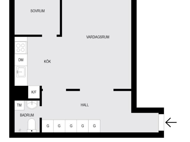 Bostadsrätt till salu i Stockholm Ringvägen 84 | Länsförsäkringar Fastighetsförmedling