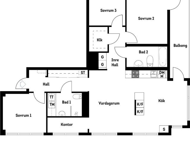 Bostadsrätt till salu i Stockholm Värtavägen 53F, 2 tr | Länsförsäkringar Fastighetsförmedling