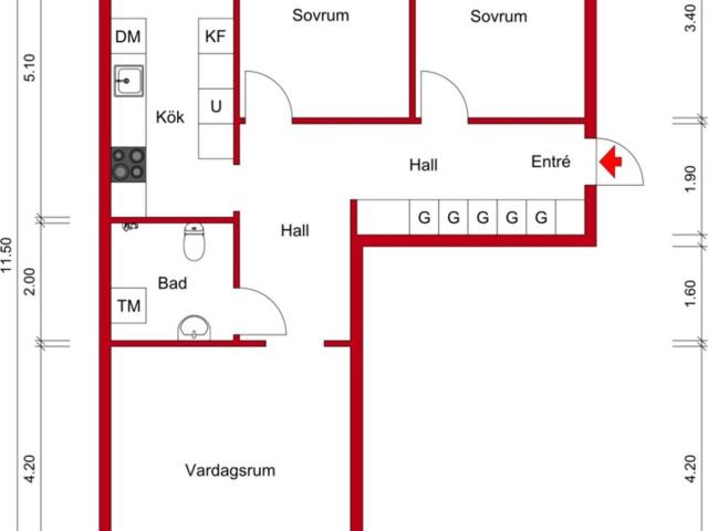 Bostadsrätt till salu i Åstorp Västergatan 19B | Länsförsäkringar Fastighetsförmedling