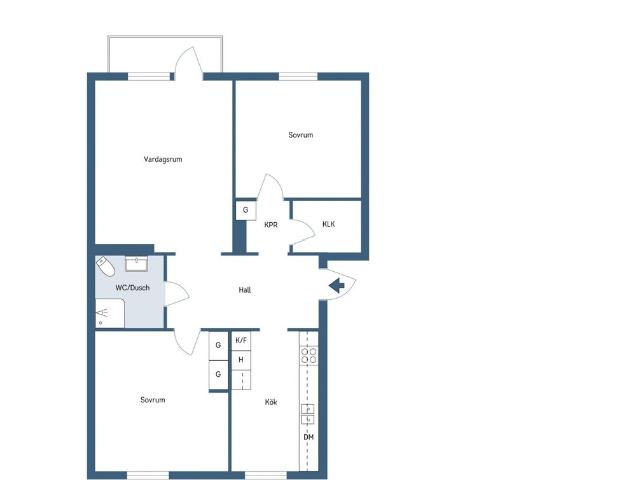 Bostadsrätt till salu i Strängnäs Finningevägen 1A | Länsförsäkringar Fastighetsförmedling
