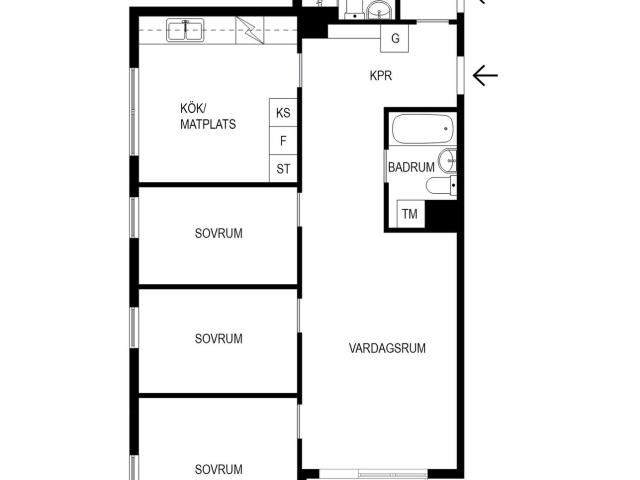 Bostadsrätt till salu i Sundbyberg Mjölnerbacken 65 | Länsförsäkringar Fastighetsförmedling