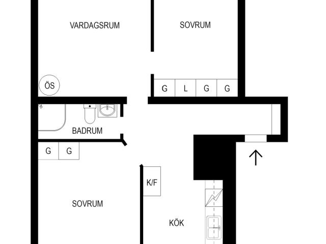 Bostadsrätt till salu i Sundbyberg Järnvägsgatan 52A | Länsförsäkringar Fastighetsförmedling