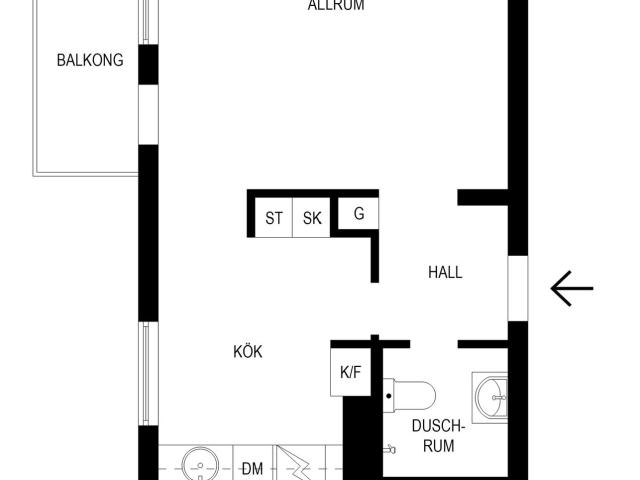 Bostadsrätt till salu i Sundbyberg Starrbäcksgatan 24 | Länsförsäkringar Fastighetsförmedling