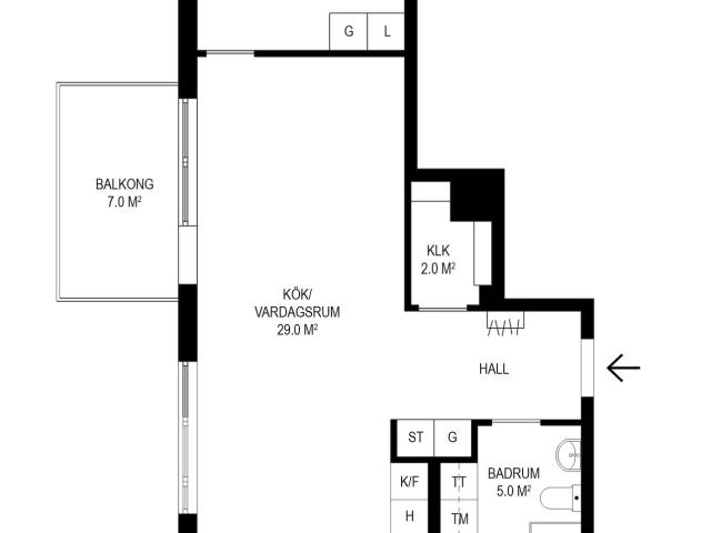 Bostadsrätt till salu i Sundbyberg Vinthundsgatan 2B | Länsförsäkringar Fastighetsförmedling