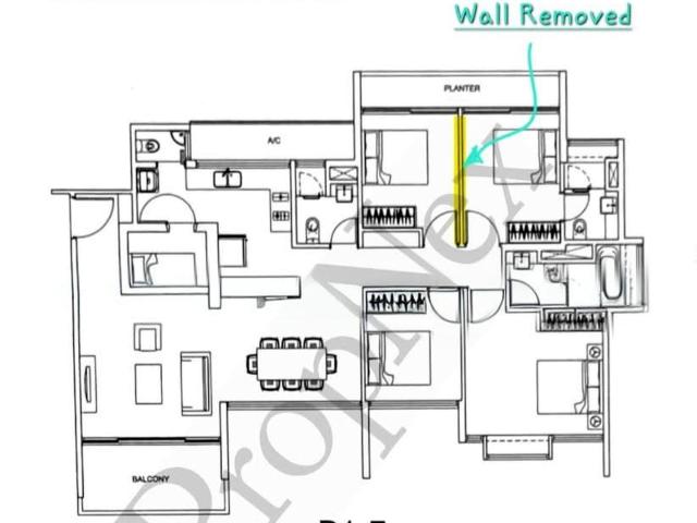 Botannia D5, Condominium