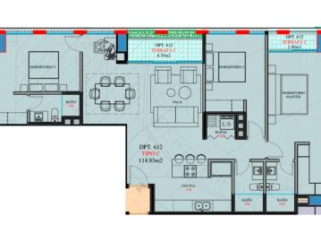 Botániqo T5 #623: Departamento en Venta de 3 Habitaciones: Exclusivo Diseño que se Fusiona con la Naturaleza