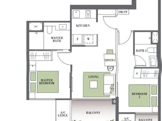 Botanique At Bartley D19, Condominium