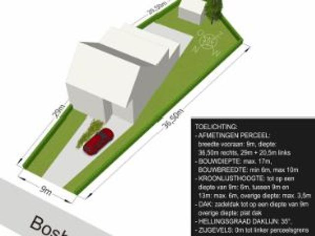 Bouwgrond 462m² voor een halfopen bebouwing in Nijlen!