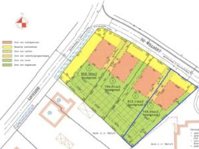 Bouwgrond van 749,34m² voor vrijstaande woning te Tielen