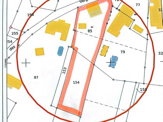 BOUXWILLER, une parcelle de 1865 m2 constructible