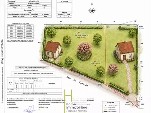 Bouxwiller 67330 Achat / Vente terrain