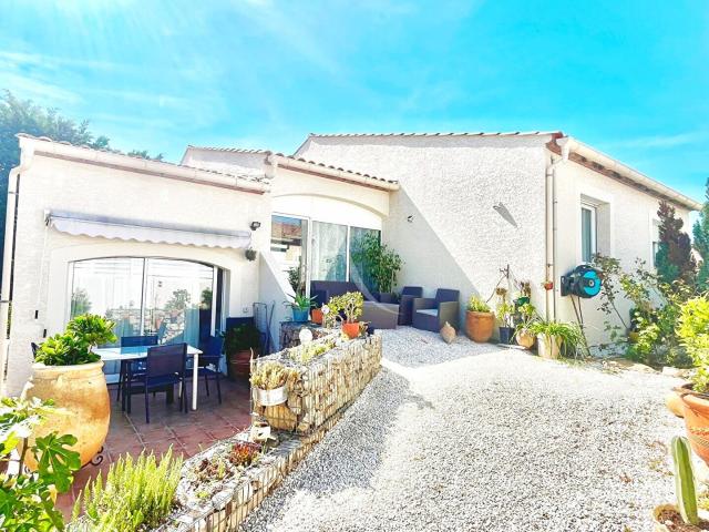 BOUZIGUES Villa de plain pied 127m² avec dépendance et sous sol