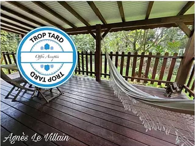 Bouillante 97125 Achat / Vente maison 3 pièces t3 jardin terrasse