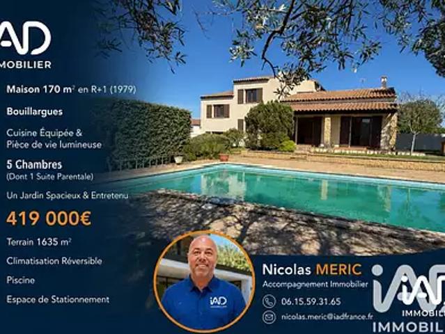Bouillargues 30230 Achat / Vente maison 7 pièces t7