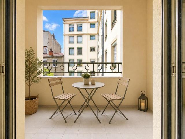 Boulevard de la Croix Rousse – Charmant T3 avec balcon dans une résidence de standing