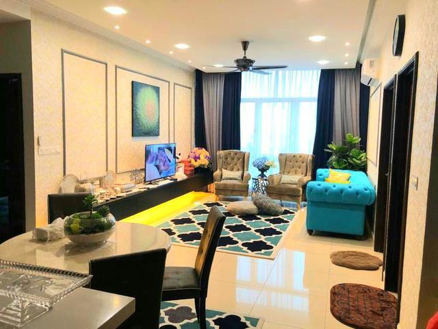 Boulevard Service Apartment Jalan Kuching Renovated Level 12 Furnished