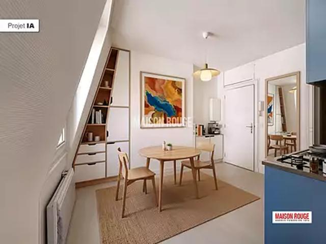 Boulogne Billancourt 92100 Achat / Vente appartement 1 pièce t1 au dernier étage cave