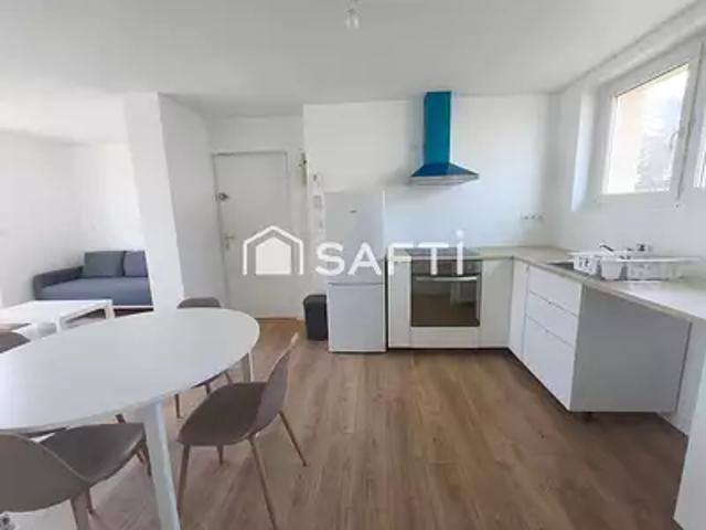 Boulogne sur Mer 62200 Achat / Vente appartement 2 pièces t2 balcon parking