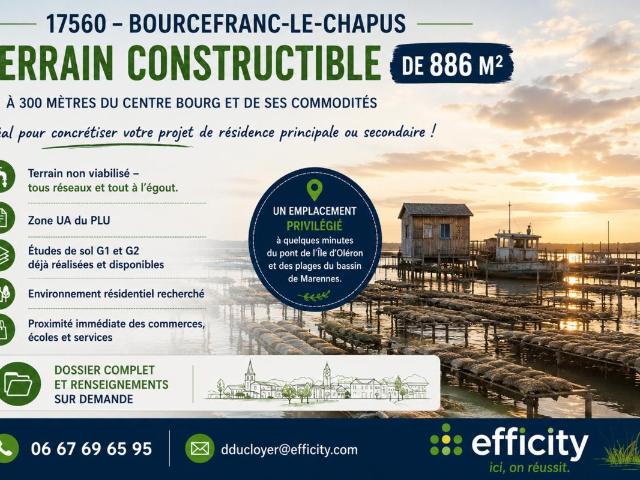 Bourcefranc le Chapus Vente Terrain 17