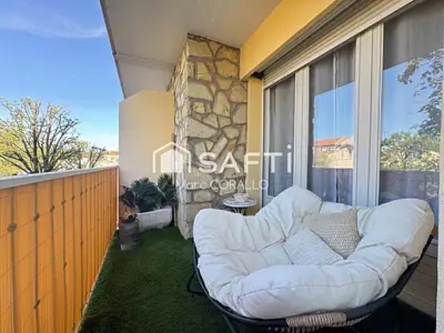 Bourg lès Valence 26500 Achat / Vente appartement 3 pièces t3 terrasse balcon