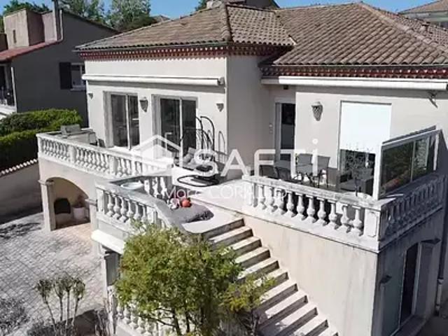 Bourg lès Valence 26500 Achat / Vente maison 7 pièces t7 terrasse balcon