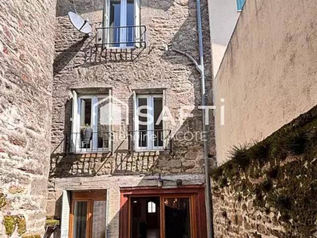 Bourganeuf 23400 Achat / Vente maison 6 pièces t6 terrasse