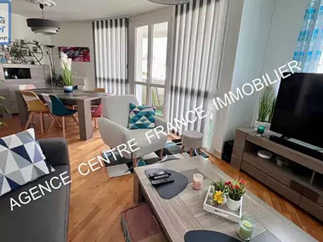 Bourges 18000 Achat / Vente appartement 5 pièces t5 au dernier étage balcon