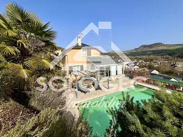 Bourgs sur Colagne 48100 Achat / Vente maison 4 pièces t4 piscine terrasse