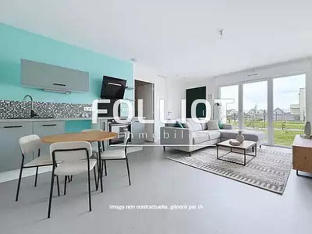 Bourguébus 14540 Achat / Vente appartement 2 pièces t2 au dernier étage parking